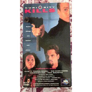 Curiosity Kills (VHS 1991) C. Thomas Howell, Rae Dawn Chong, Courtney Cox Action
